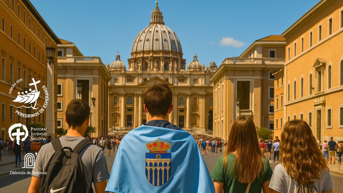 🎒✨ ¡Segovia en marcha hacia Roma! 106 peregrinos, entre ellos 91 jóvenes, vivirán una experiencia única de fe y alegría en el Jubileo de los Jóvenes 2025. 📢 Toda la información, cifras y las palabras de la responsable de Pastoral Juvenil en el enlace diocesisdesegovia.es/2025/07/24/un-…