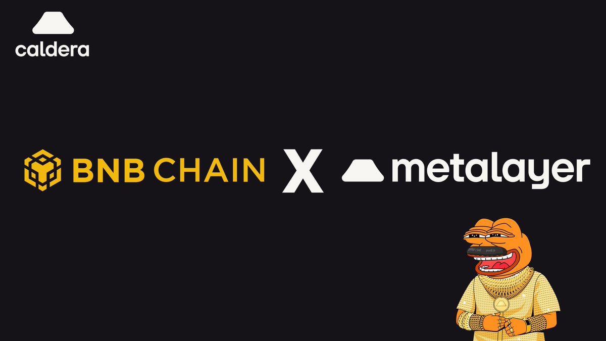 0xIhor's tweet image. It's huge! Just days after @Calderaxyz's TGE, @BNBCHAIN joins the Metalayer!
Can you imagine the scope of liquidity injection into the #Metalayer? 2 million daily active wallets. $180 billion monthly DEX volume. BNB Chain is now plugged into the coolest rollup ecosystem on the…