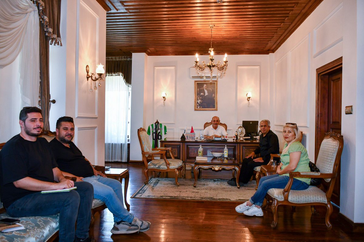 Ankara Büyükşehir Belediyesi Tarımsal Yapılar ve Sulama Şube Müdürü Sayın Hüseyin Şemsi Uysal’ı belediyemizde misafir ettik.

Nazik ziyaretleri için teşekkür ederim.