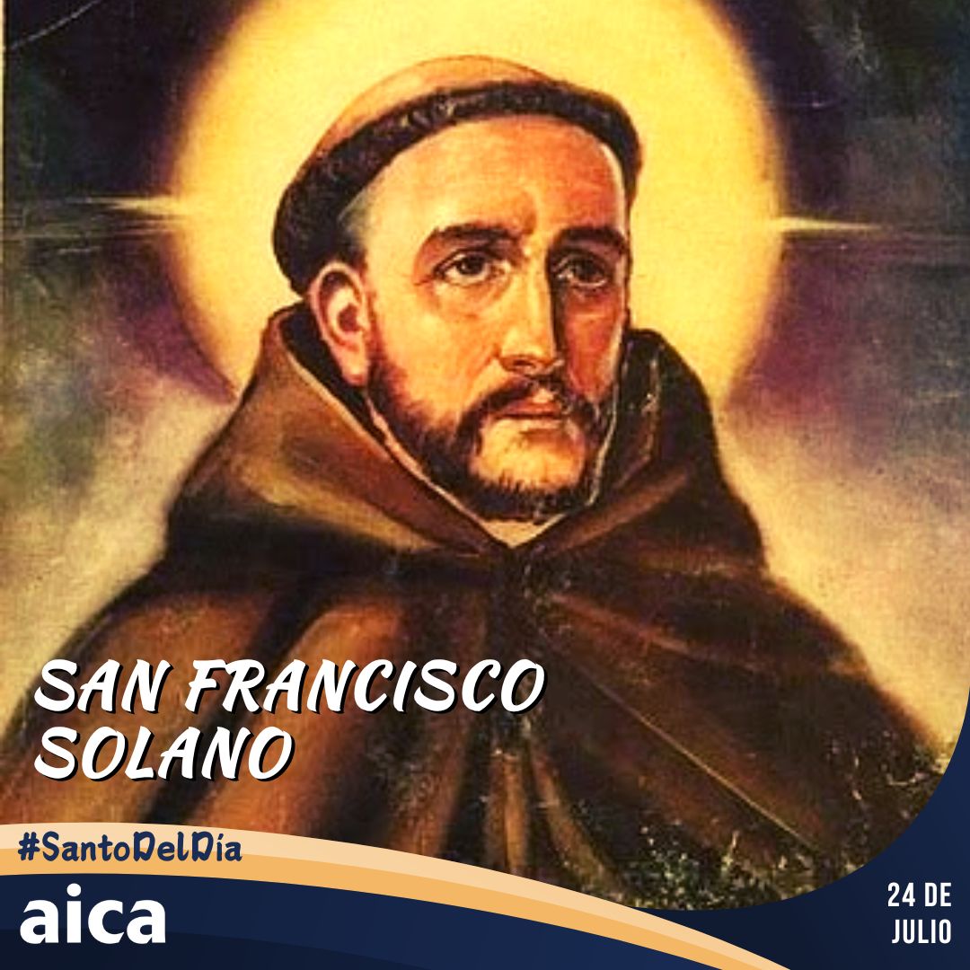Santoral #SantoDelDía San Francisco Solano #RuegaPorNosotros #Francisco  #FelizDía #24deJulio San Francisco Solano » https://t.co/B4ArXIYs5p