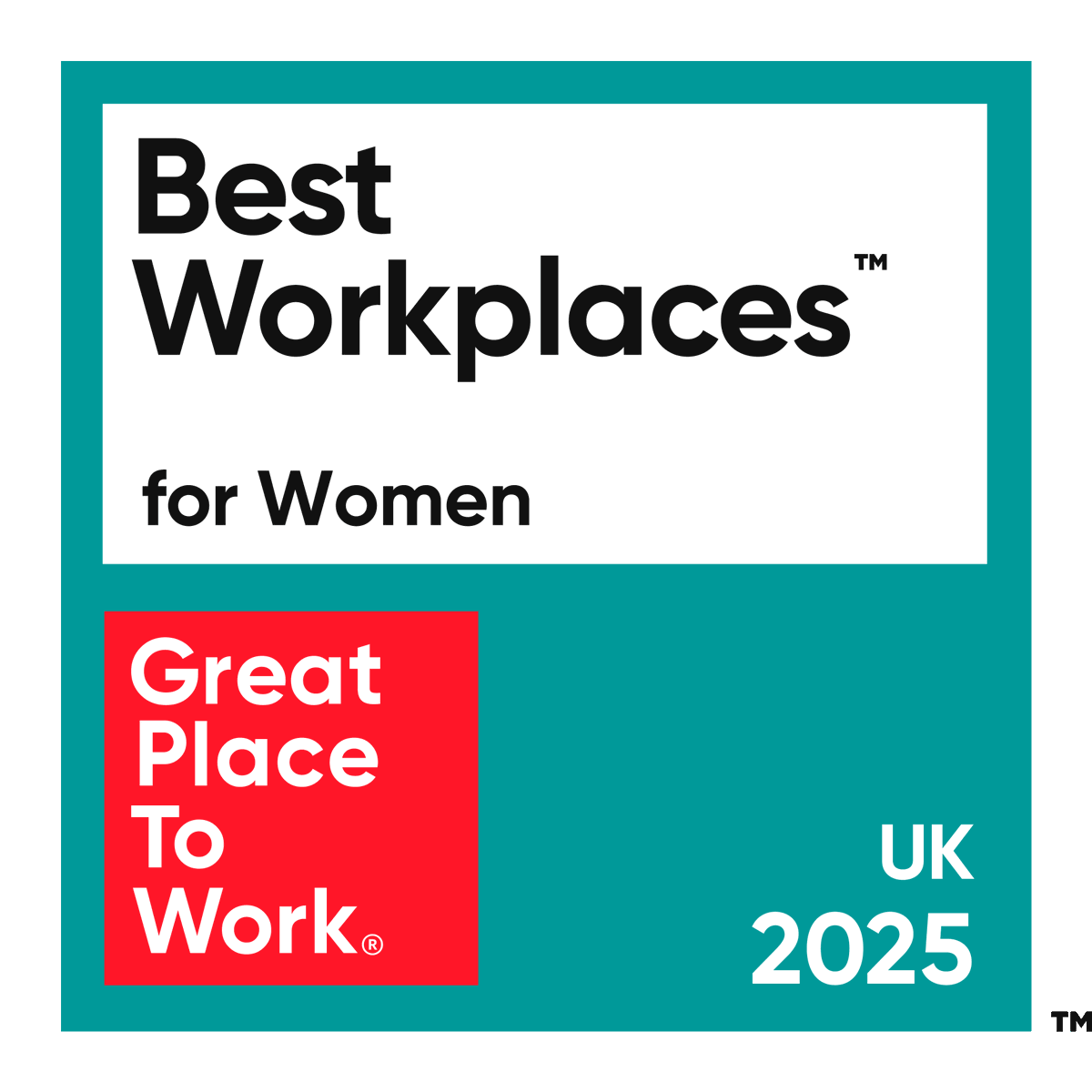 We've earned the prestigious title of one of the UK's Best Workplaces for Women™ 2025 by Great Place To Work® in the Large company category! 🌟

It's crucial for organisations to address the challenges women are facing head on, fostering an environment where all employees can