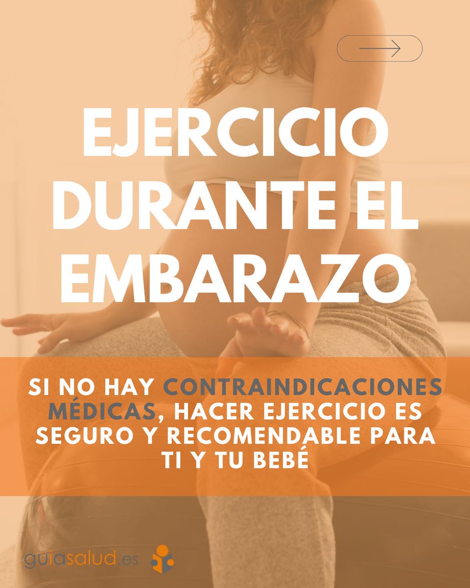 GuiaSalud's tweet image. 🤰💪 ¿Sabías que hacer ejercicio durante el embarazo es muy recomendable?
➡️La evidencia científica es clara: la actividad física moderada, regular y adaptada ayuda a mejorar la salud de la madre y del bebé.
📚 Consulta la GPC
🔗 buff.ly/w1vXOZw