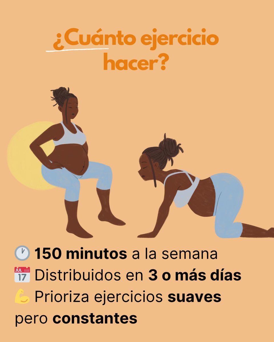 GuiaSalud's tweet image. 🤰💪 ¿Sabías que hacer ejercicio durante el embarazo es muy recomendable?
➡️La evidencia científica es clara: la actividad física moderada, regular y adaptada ayuda a mejorar la salud de la madre y del bebé.
📚 Consulta la GPC
🔗 buff.ly/w1vXOZw