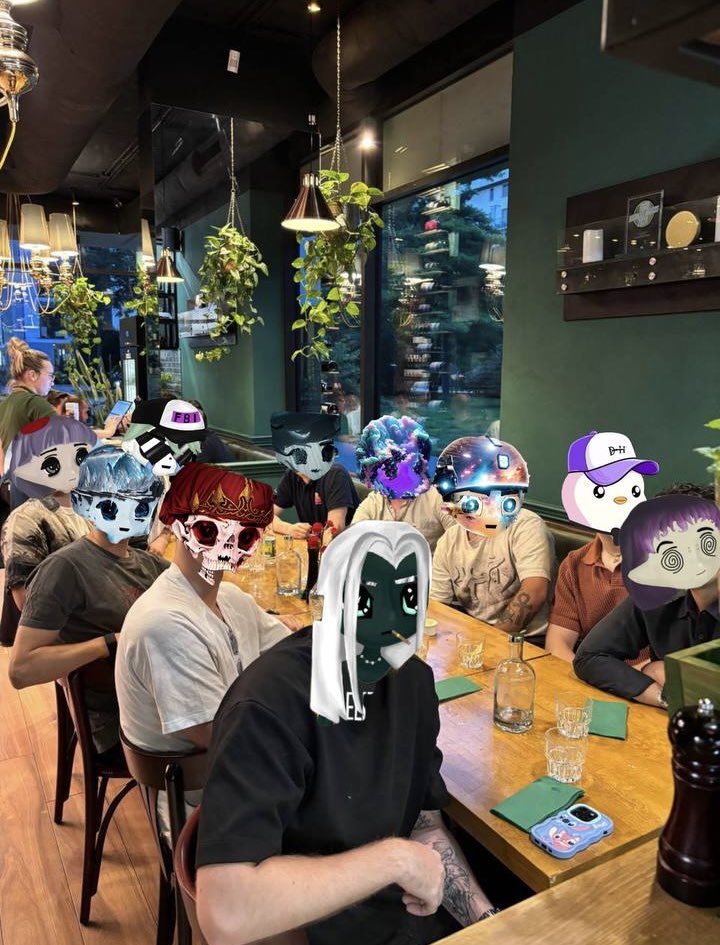 St3cu's tweet image. 🚨 BREAKING 🚨
Q3 Polish Cabal Summit convened minutes after closing the $FARTCOIN longs.
🧄 Steaks only. Rare. No sides.
🖼 PFPs: Milady-core w/ one anon deep in the closet
🎭 Theme: Aggressively male, Sausage party
Minutes unclear. Vibes undeniable.