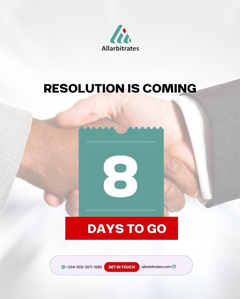 all_arbitrates's tweet photo. Resolution is Coming 💪 https://t.co/fnw8vqjQlX