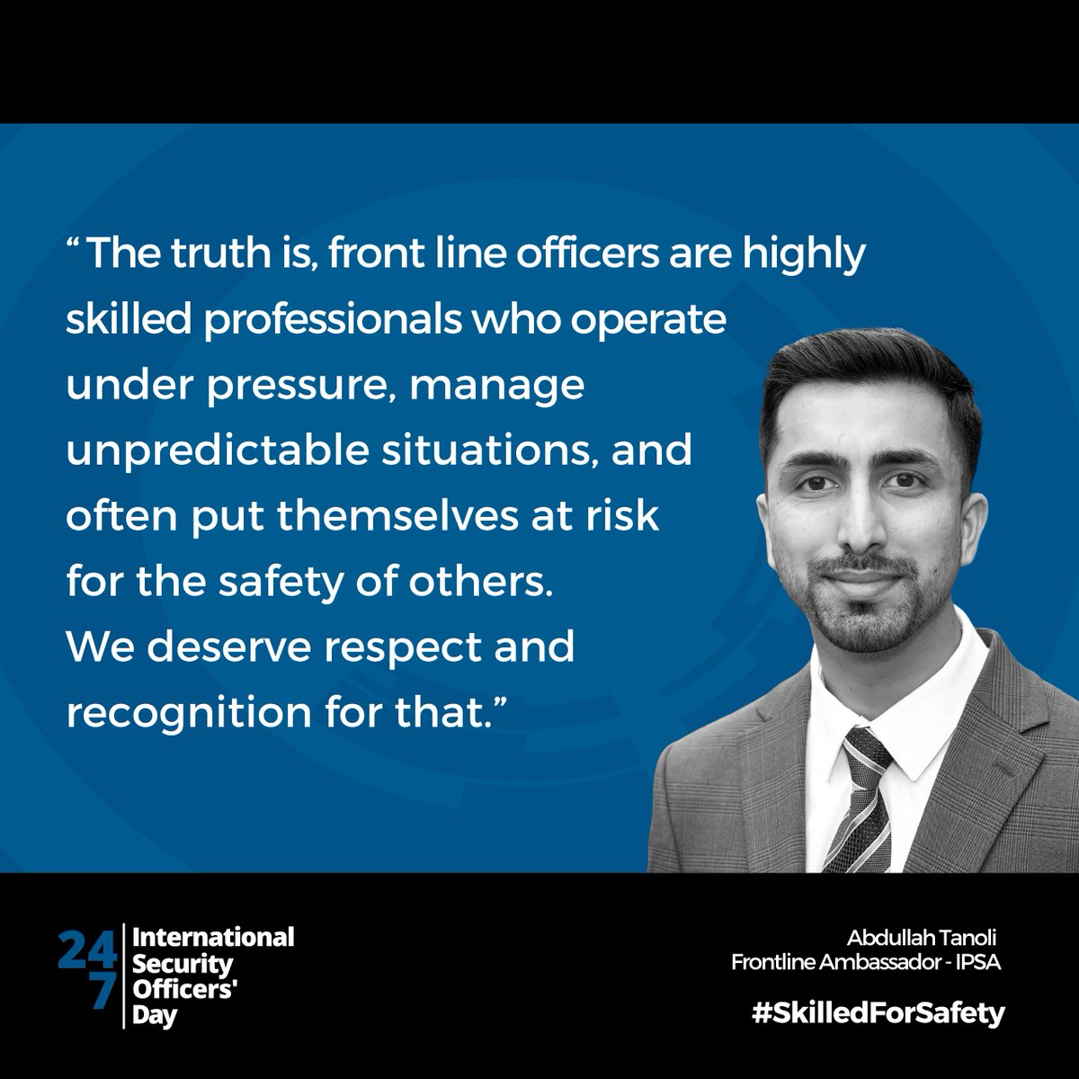 SIAuk's tweet image. ⭐ Abdullah Tanoli saved a young girl from a knife attack in London last year. He shares his front line security experience and what he wishes people knew about the industry.
Read his interview: orlo.uk/a2Byi
#ISODay25 #SkilledForSafety