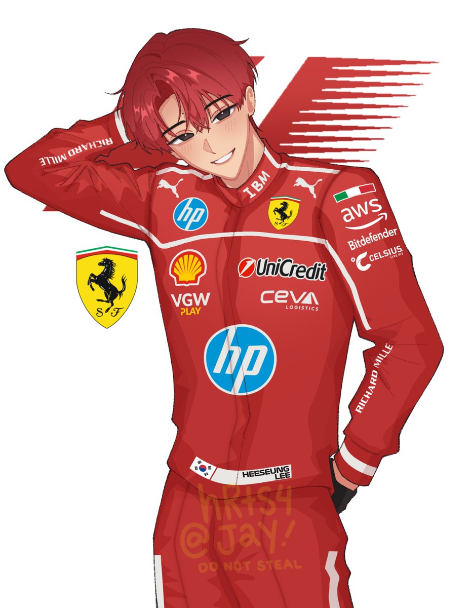 LEE HEESEUNG of Ferrari
F1 x ENHYPEN! 🏁🏎️🐹

#HEESEUNG #희승 #ENHYPENfanart