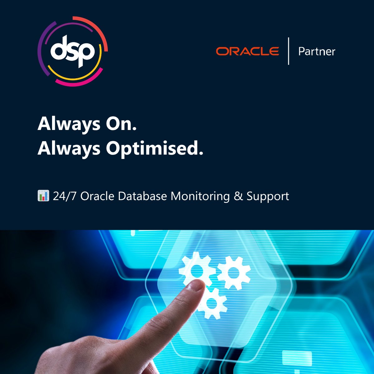 dsp_uk's tweet image. With our Oracle Database Managed Services, you get 24/7 proactive monitoring, ensuring any performance hiccup is resolved before it impacts your business.
Discover how we keep your estate running smoothly: bit.ly/3IF2Ucu
#DatabaseSupport #ManagedServices #OraclePartner