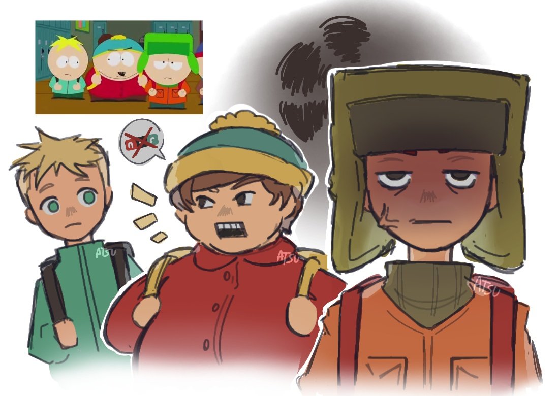 why dis 🟩 look so mad 😭😭😭
#southparkfanart #SouthParkSeason27