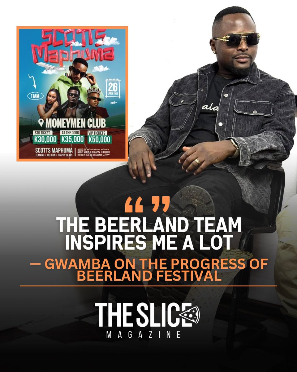 slicemagazine's tweet image. Gwamba has praised the Beerland team for their growth and impact on Malawi’s entertainment scene — “We’ve all seen them start from scratch and now they’re attracting big sponsors and international artists.” 👏🏽