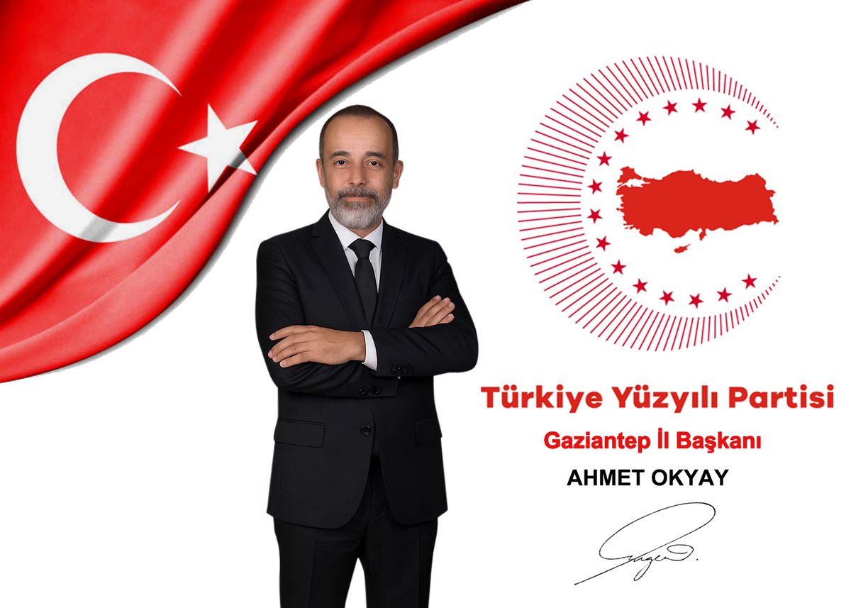 AZ ZAMAN KALDI GAZİANTEP İL BİNAMIZ TAM HIZLA ÇALIŞMALARA DEVAM EDİYOR SİZ GÜZEL DOSLARIMIZI ARAMIZDA GÖRMEK ONUR VE ŞEREF DUYARIZ 
TÜRKİYE YÜZYILI PARTİSİ 
İL BAŞKANIMIZ <a href="/Ahmetokyay2727/">Ahmet okyay</a> 
İL TEŞKİLAT BAŞKANI 
<a href="/recepayasli8/">recep ayaşlı</a> 
0534 572 67 36