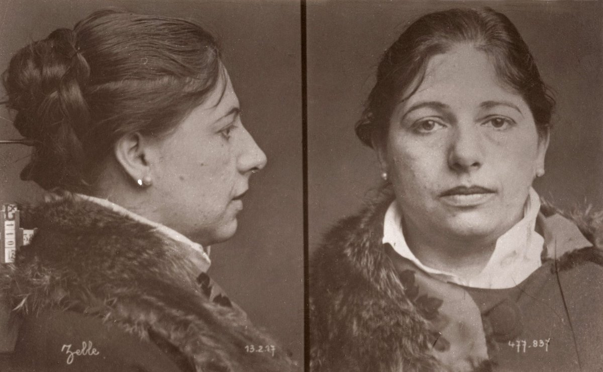 HistoryofWarMag's tweet image. 24 July 1917 - On this day, Mata Hari was put on trial in France, accused of spying for Germany. Mata Hari was a Dutch exotic dancer whose travels between France, the Netherlands, Spain and Britain attracted attention. Following her conviction, she was executed by firing squad.