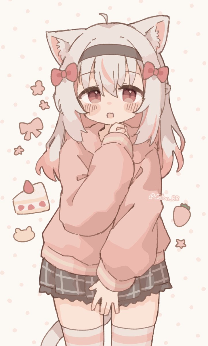 Colon_BR's tweet image. いちごねこ🍓