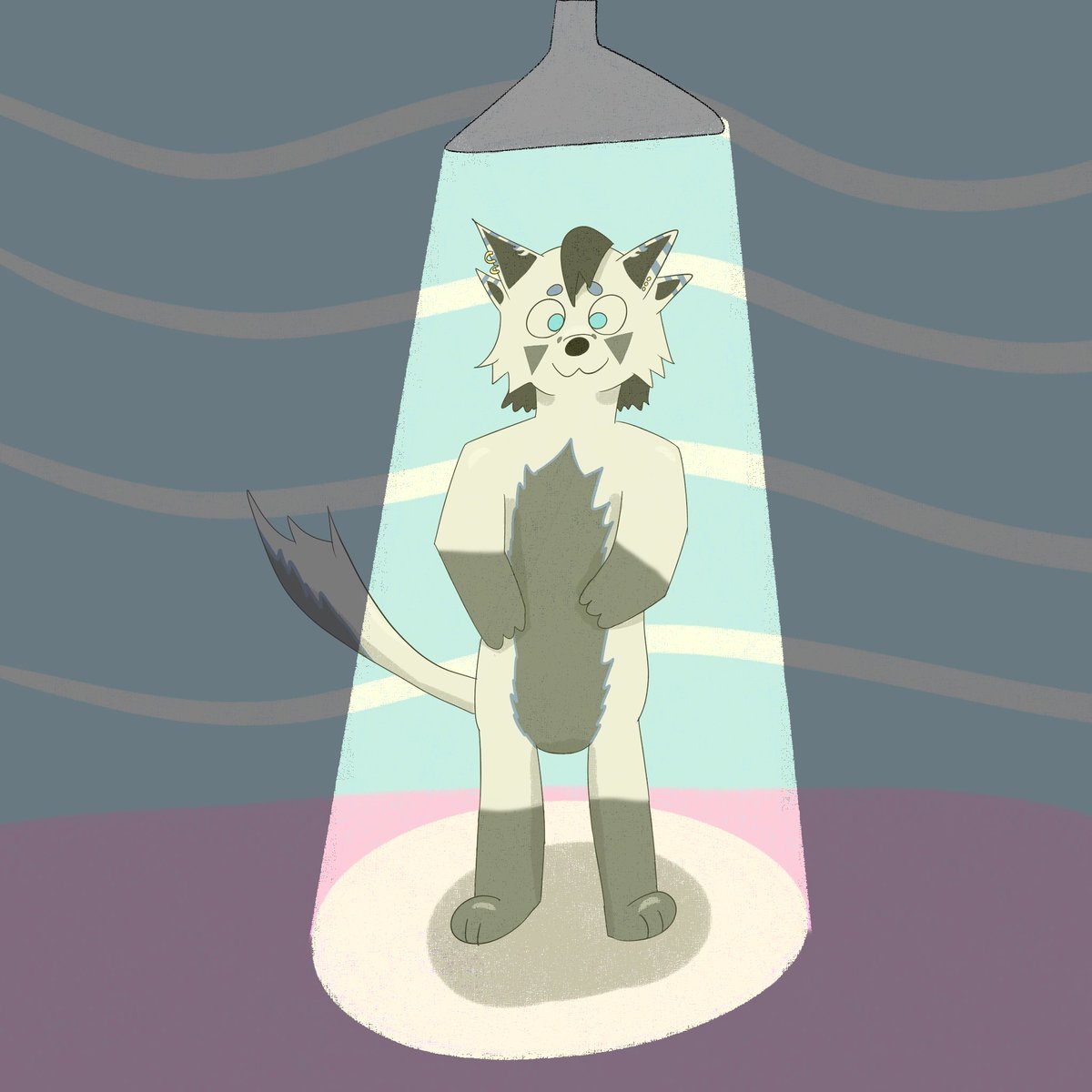 yarnferret's tweet image. another #artfight2025 attack, this time on my pal @JC_Daisy_ ! I know I have lots of room for improvement on this drawing, but at least I learned more about how to draw lighting! thanks for letting me draw your character :D happy artfight!!