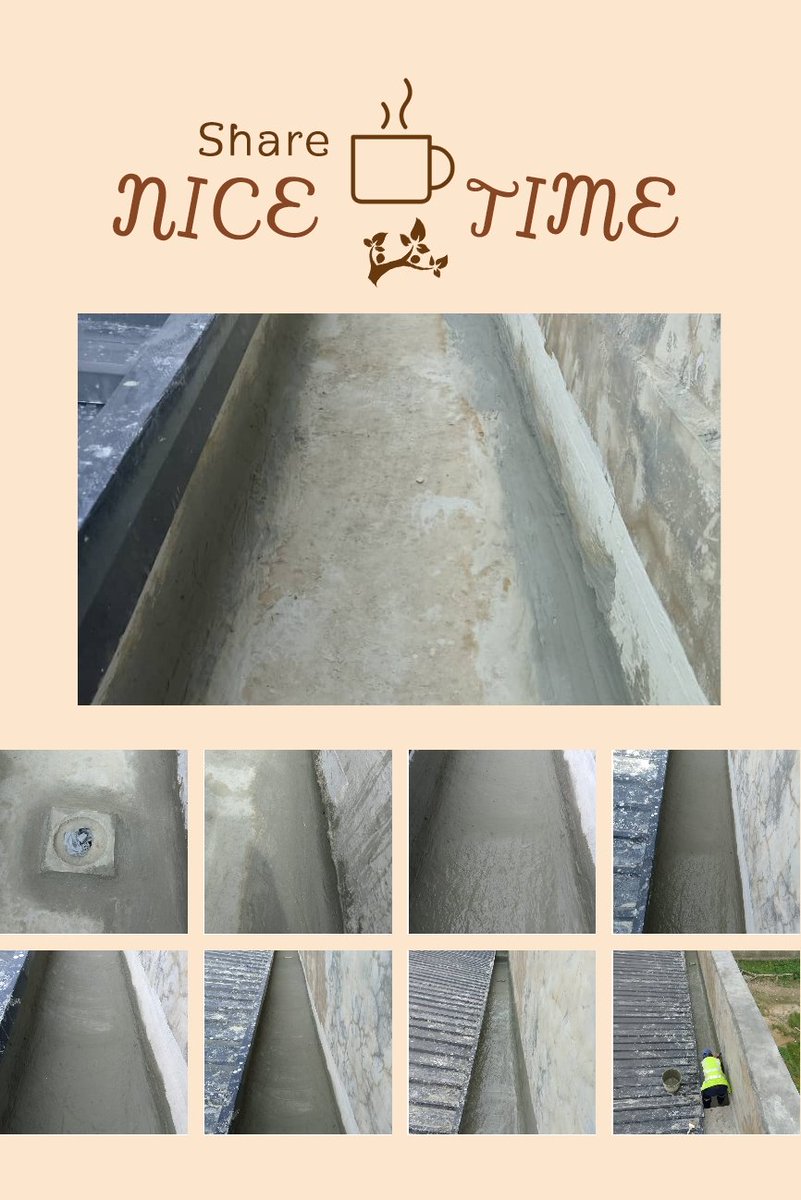 Pedro_Winproof's tweet image. Before and after the waterproofing of a roof gutter. #waterproofmaster #waterproofing