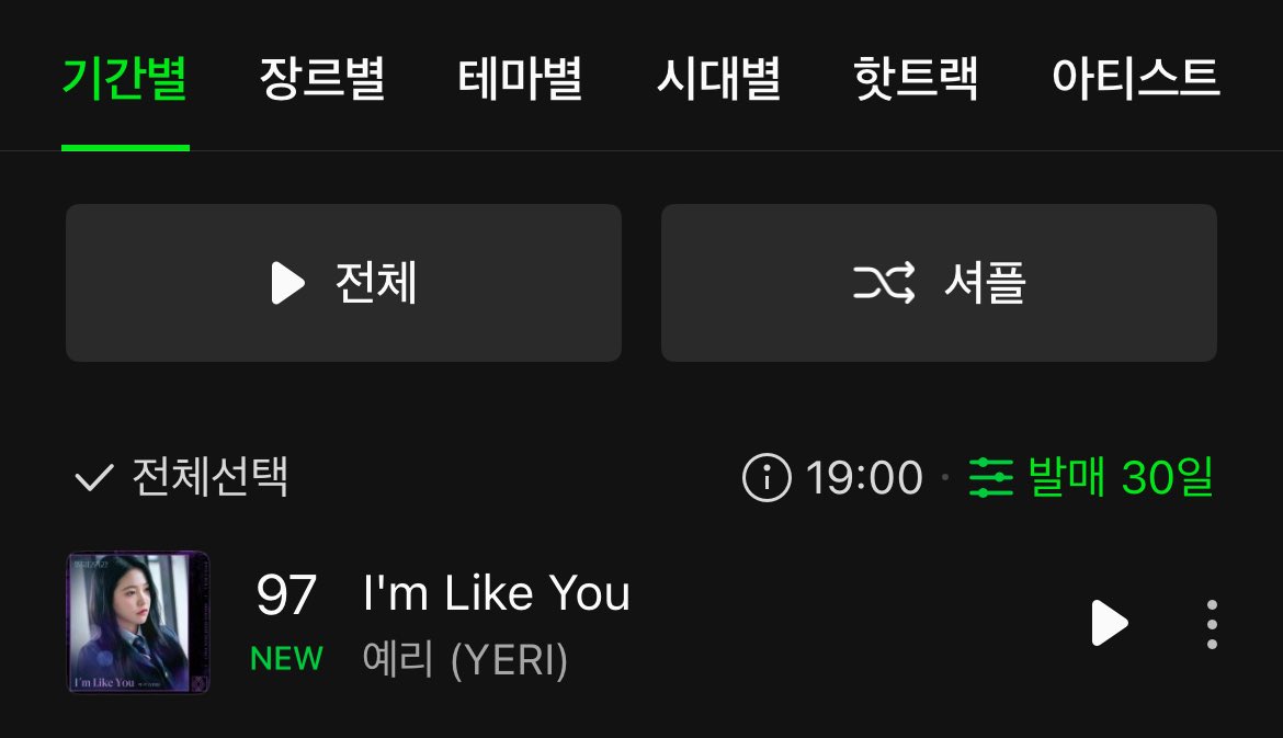 YeriCharts's tweet image. Melon HOT 100 (30 Days) โ 7PM KST
#97. I'm Like You (NEW)
#YERI #์๋ฆฌ #KIMYERIM #๊น์๋ฆผ