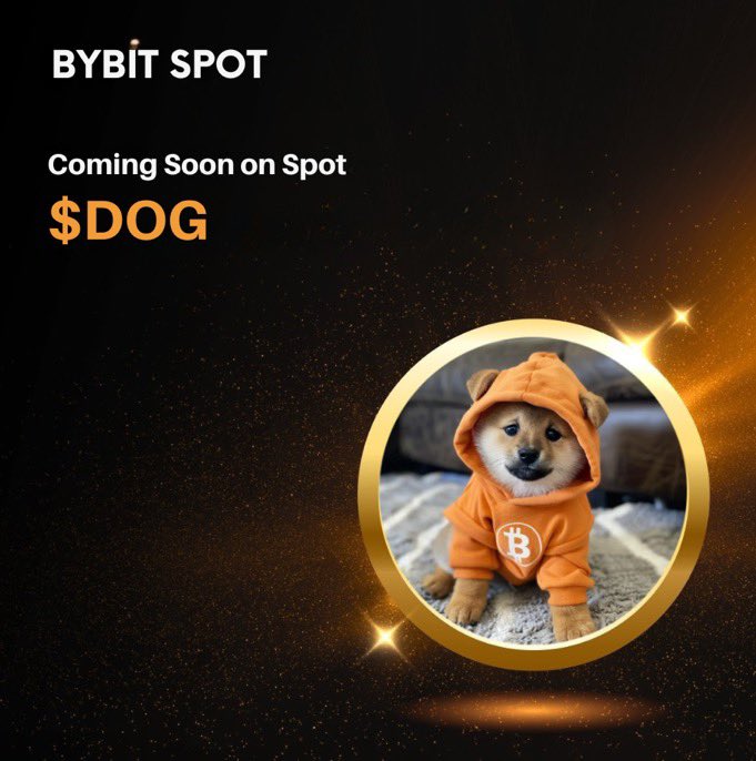 ColussoGa56138's tweet image. GM $DOG 

WEN $DOG SPOT ? 

@Bybit_Web3 @Bybit_Official