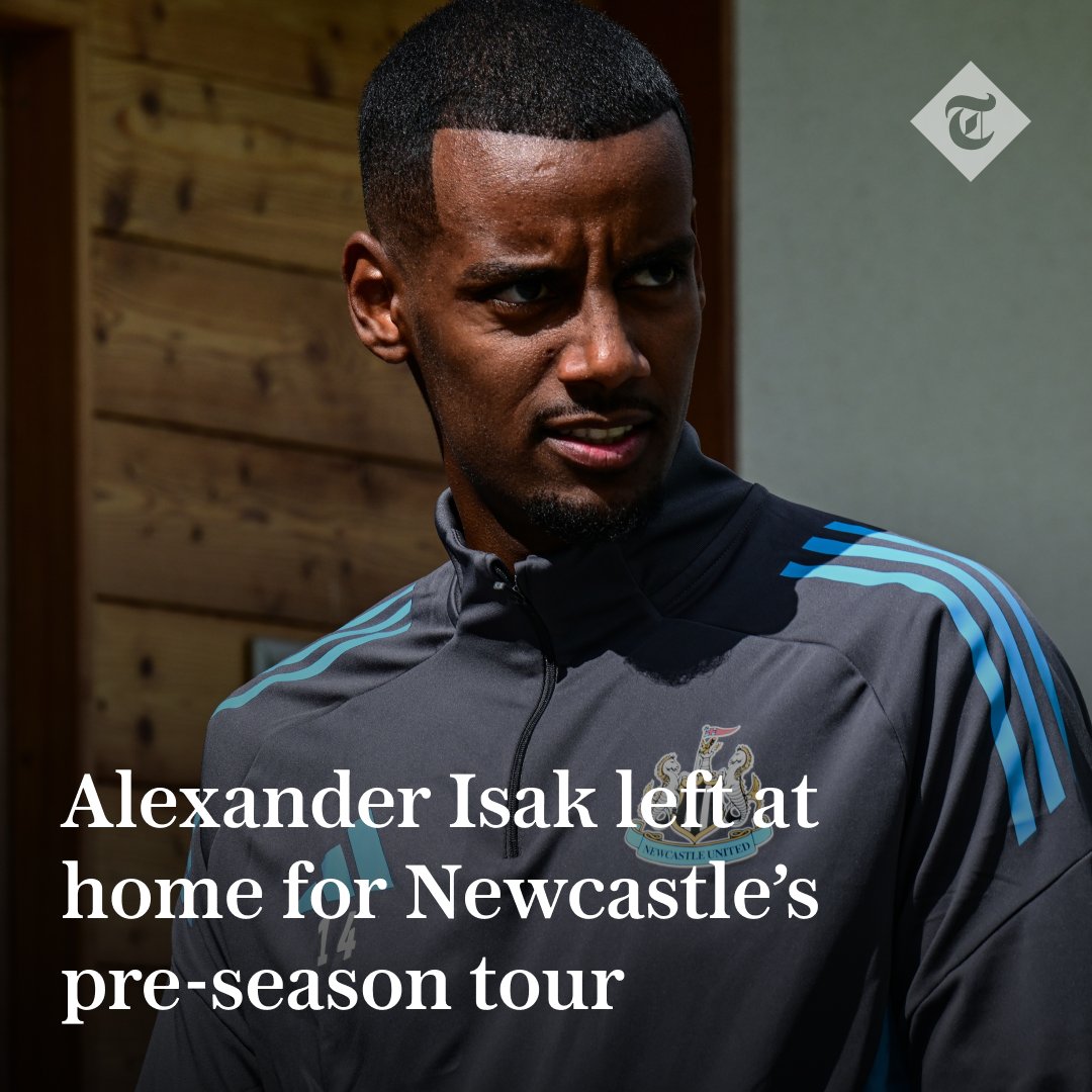 TeleFootball's tweet image. Newcastle have citied minor thigh injury as the reason for Alexander Isak missing games in Singapore and South Korea
Find out more from @mcgrathmike ⬇️
telegraph.co.uk/football/2025/…