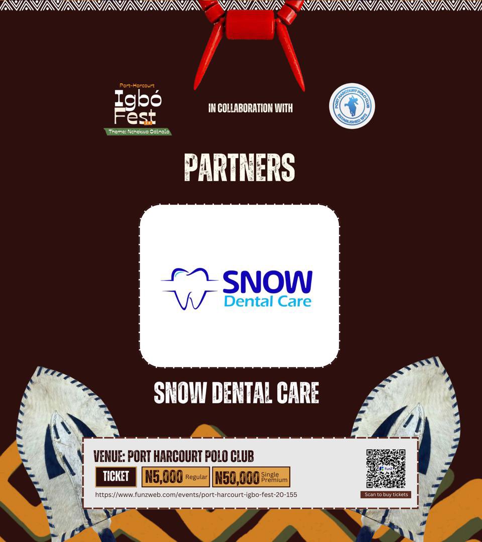 SnowDentals_ng's tweet image. It’s phigbofest week @phigbofest x @SnowDentals_ng is bringing premium dental care services to you and yours…Ndi Igbo kwenu, port harcourt kwenu!! Don’t miss out on our discount courtesy @phigbofest
#dentalclinicinportharcourt #Review #SmileMore