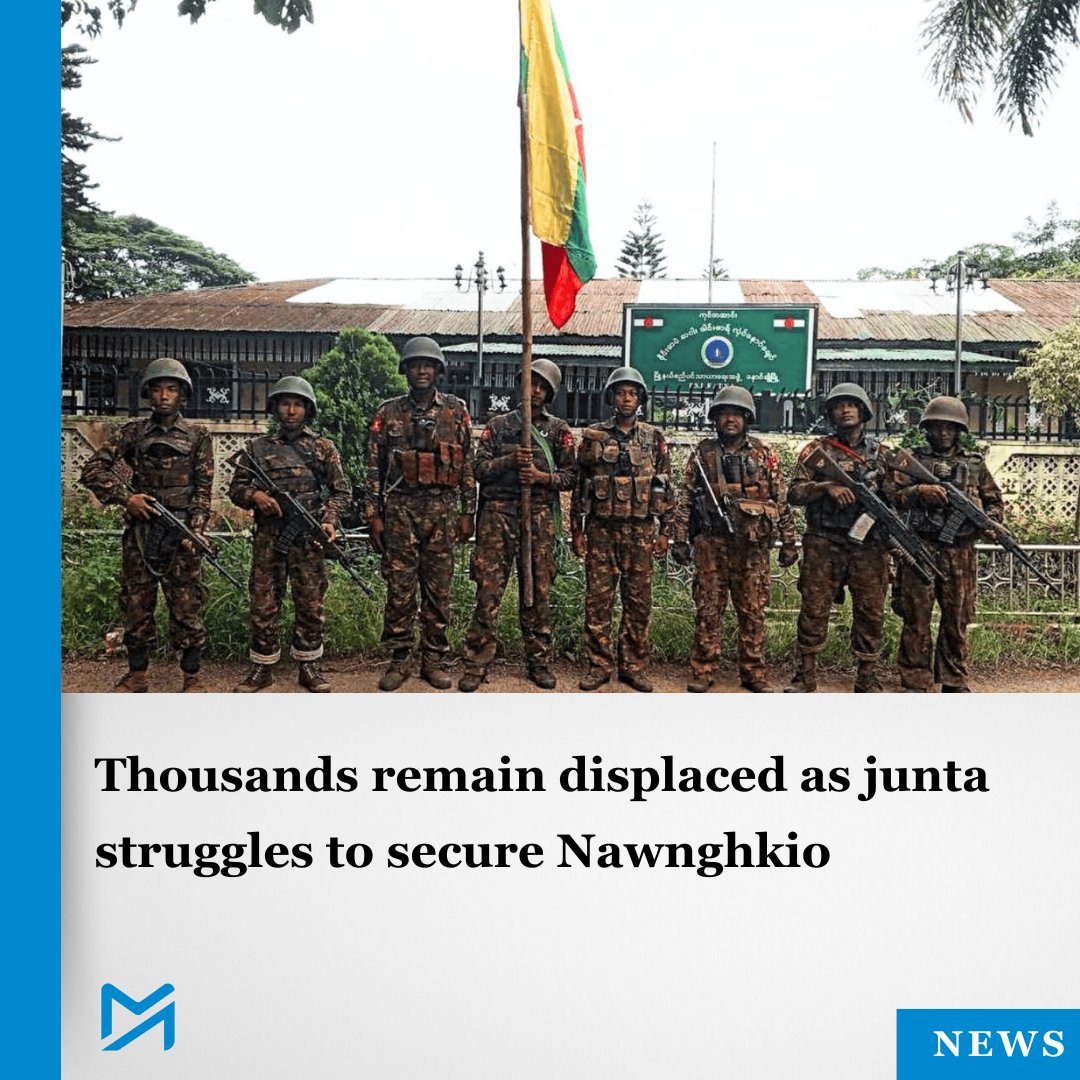 Myanmar_Now_Eng's tweet image. Electricity, internet, and basic services remain cut off in Nawnghkio, where residents fear arrest and lawlessness
Read more:
myanmar-now.org/en/news/thousa…