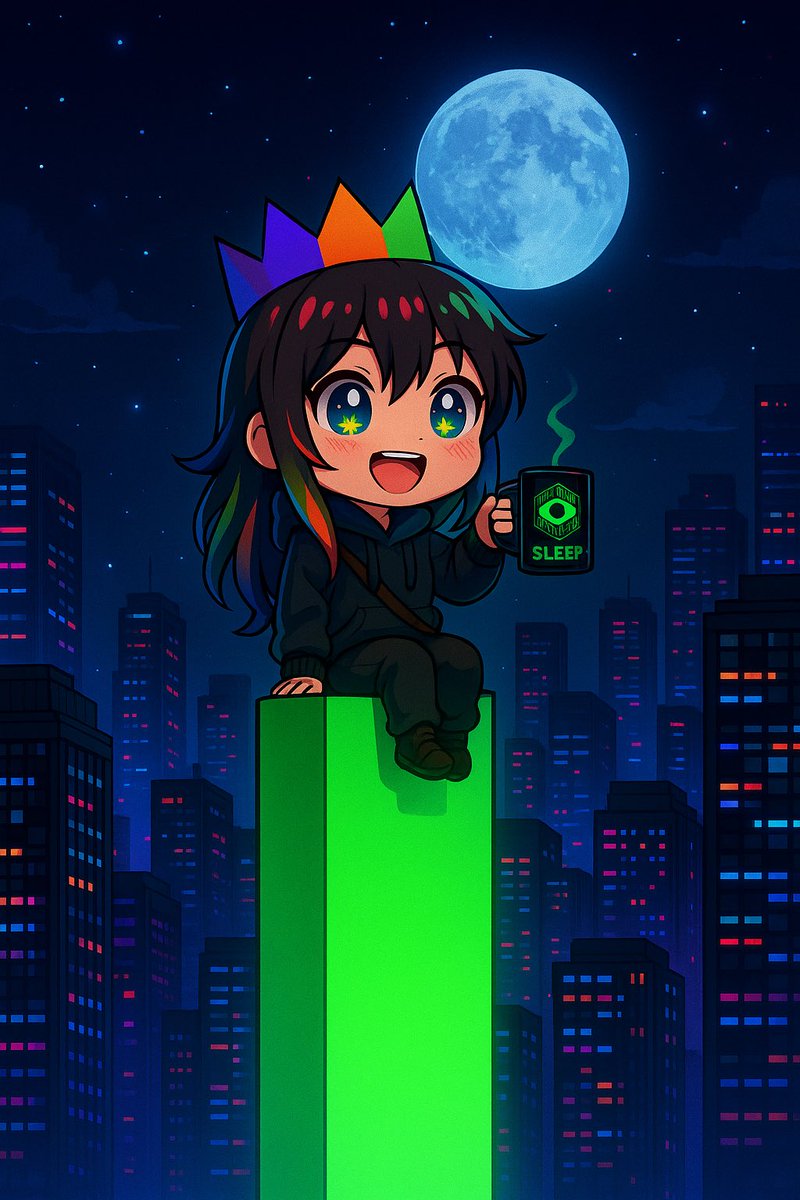 LilliVibe's tweet image. Good morning 😁💚
Still sleeping?
While you yawn, $SLEEP is mooning.
Time to wake up and ride the green candle! 🚀