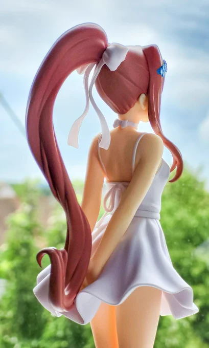 Guess who arrived! Pop Up Parade Monika (white dress ver.) based on my illustration from 2019