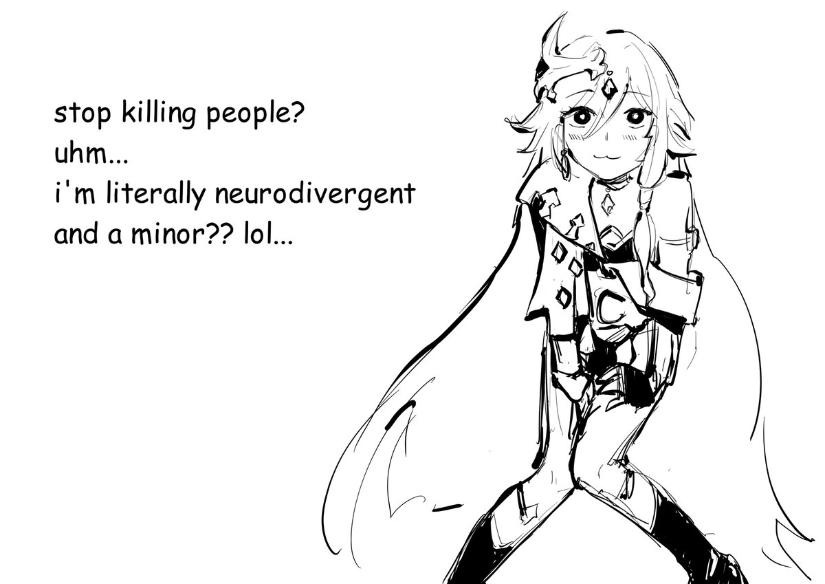 recognized me not bc of my good art but bc of this stupid meme 🫡 eitherway, i'm happy i got recognized ahaha