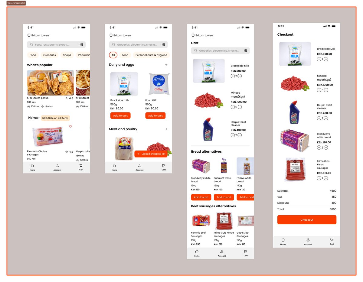 Soni_UX's tweet image. Redesign idea for delivery apps:
Let users upload a shopping list (typed or photo) and auto-match items.
✅ For best results: include brand + quantity
E.g. “Brookside milk 500ml” not just “milk”

Smarter lists = smoother delivery.
#UXDesign #DeliveryApps