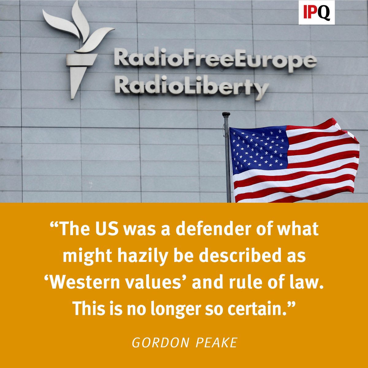 Gordon Peake, a former senior advisor at the United States Institute of Peace, in our summer issue: ip-quarterly.com/en/death-ameri…