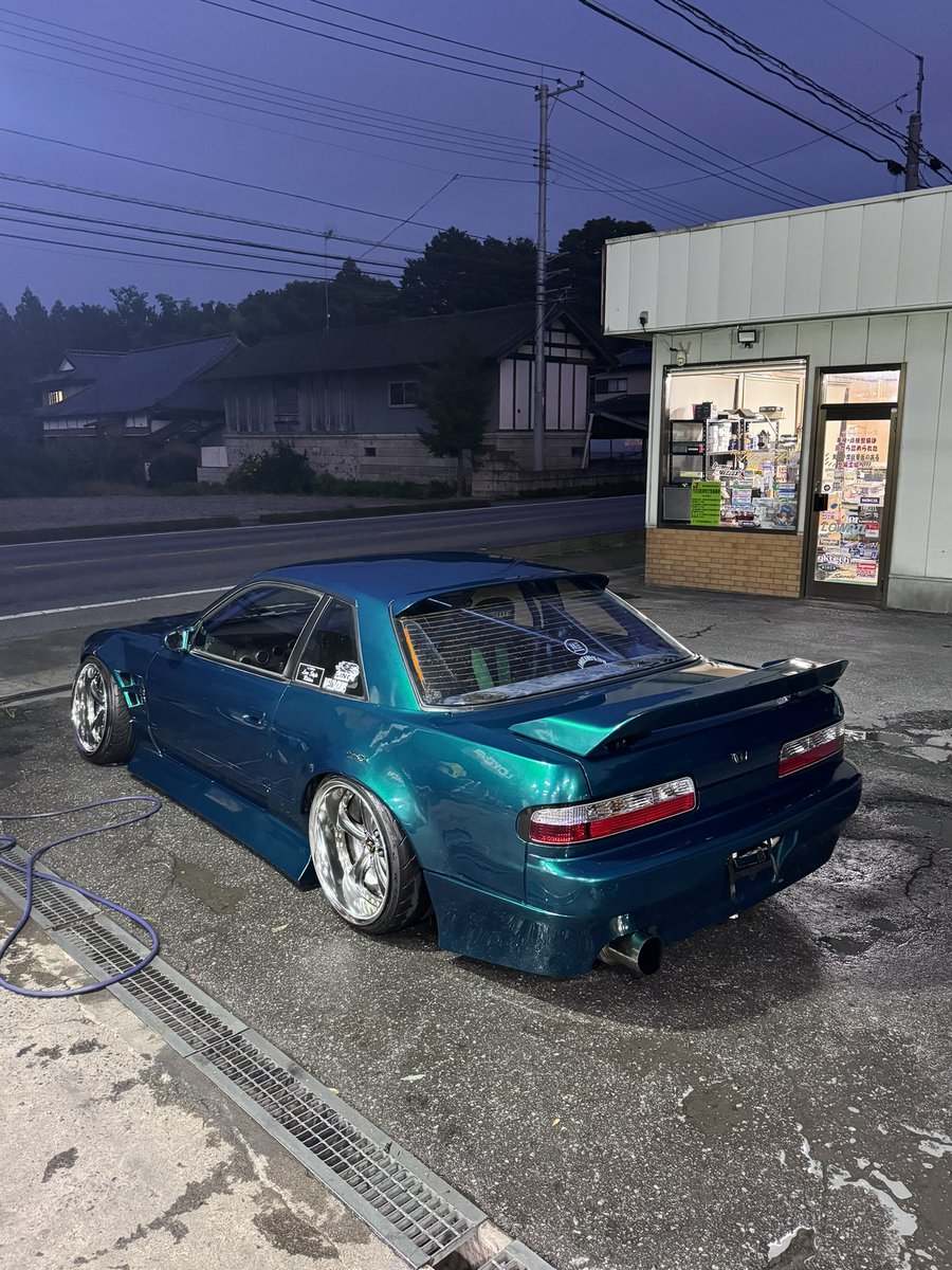 ka9_8200's tweet image. シルビア衣替えした🫶
でかいエアロに18インチキラキラなのにガチャガチャしすぎないジェントルさが売りです笑