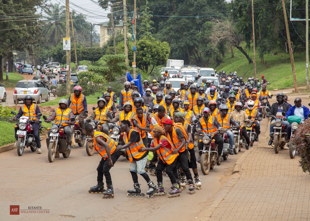 ahfugandacares's tweet image. The #AHFKitante wellness team officially flagged off the boda boda riders who will be championing awareness on STI screening and management, guiding more people to access FREE, confidential care at the Wellness Centre.
#YourSexualHealthMatters
#GetTested