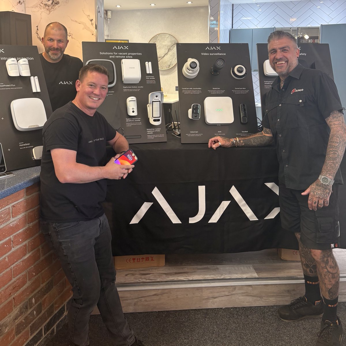 Thanks to Ajax for our Breakfast Morning today!