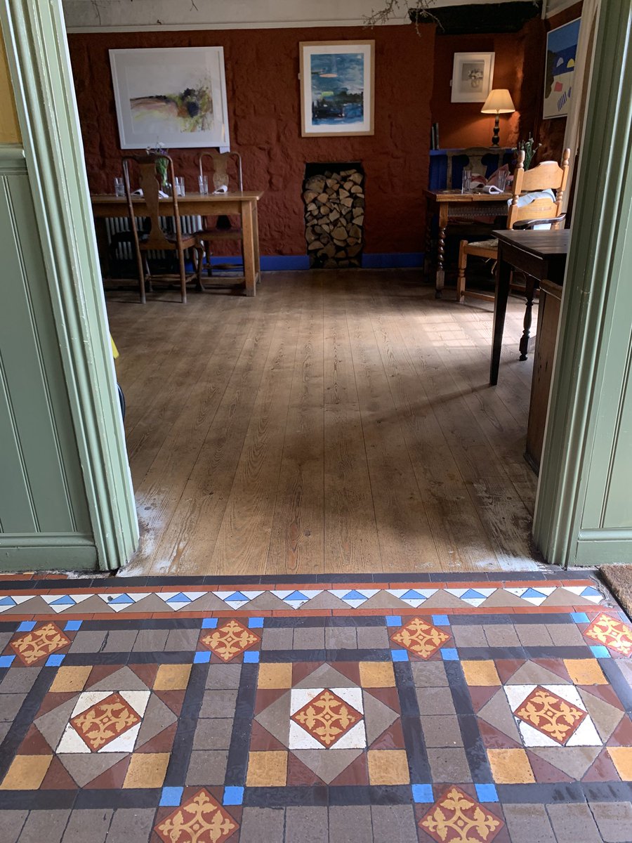 #MintonTiles at Gurnard’s Head