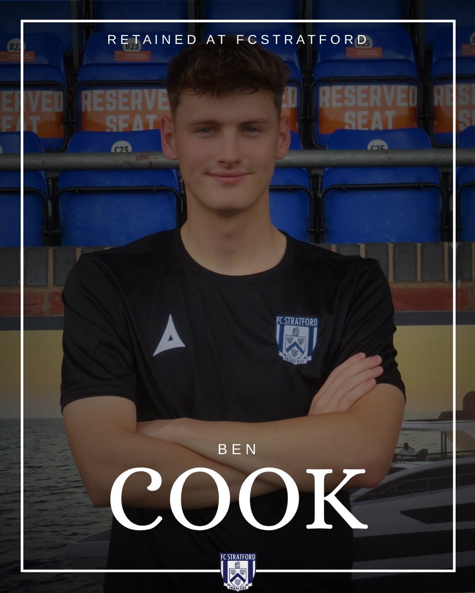 FcStratford's tweet image. γ ππππππππ γBEN COOK. We are pleased to confirmed that Ben is retained for the 25/26 season.
The dominant full back who is incredibly comfortable both linking play fluidly in attack + defending robustly, another who wasnβt short of offers over the summer months butβ¦
