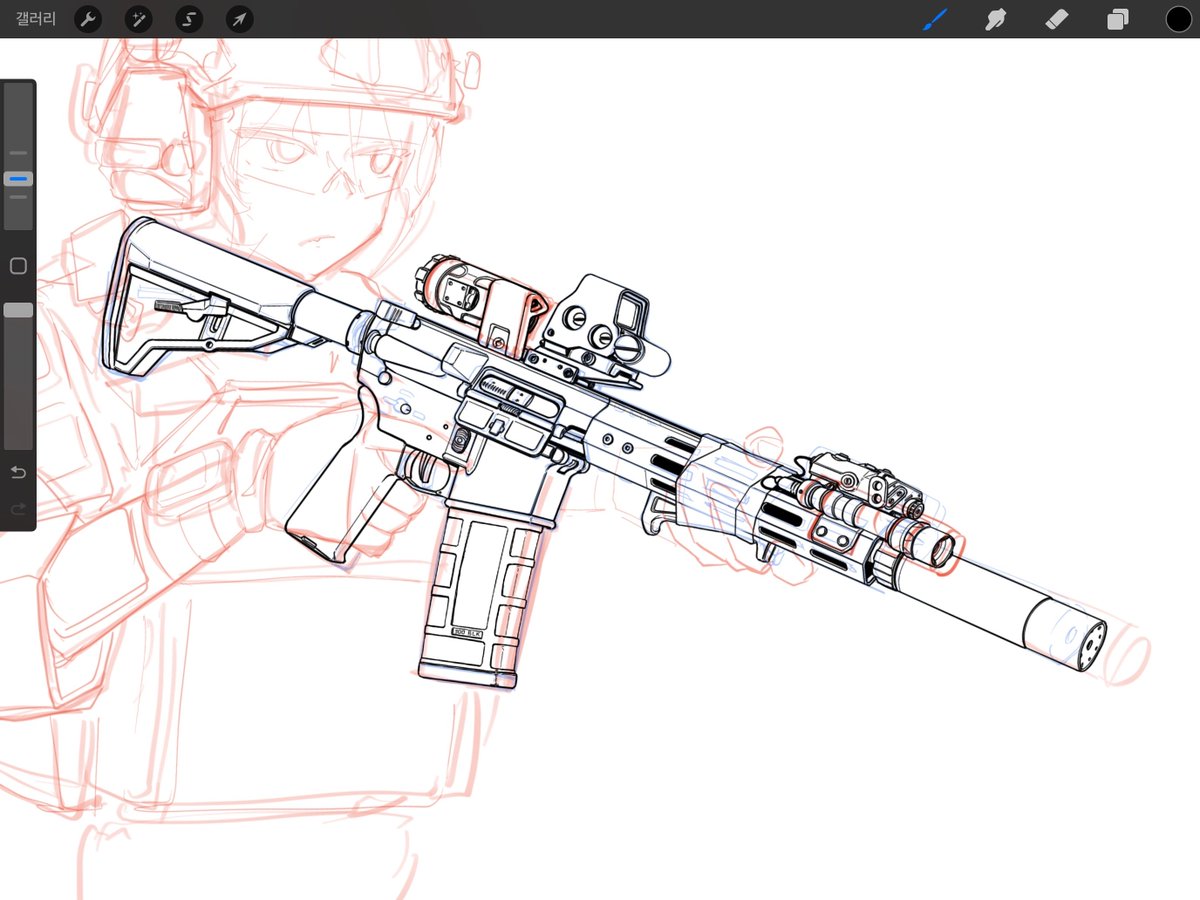 TacticalHoshino's tweet image. I think it&apos;s a gun