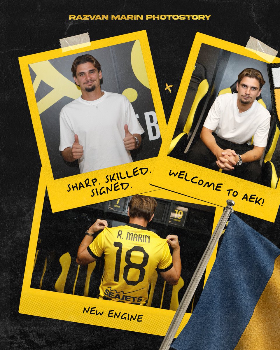 AEK_FC_OFFICIAL's tweet image. Răzvan Marin, new AEK player 🫶💛

#aekfc #summertransfers #Marin