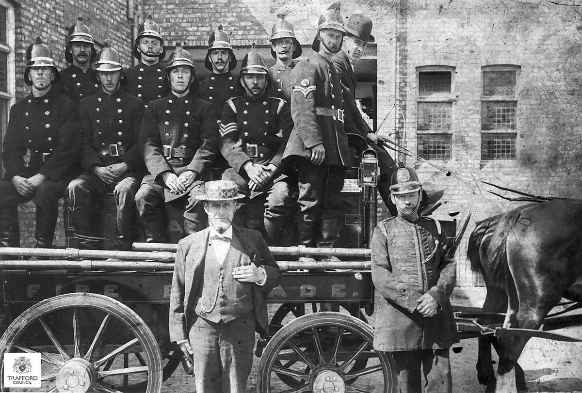 TraffordArchive's tweet image. Image of the Week
Sale and Ashton on Mersey Fire Brigade, 1898
Trafford Local Studies collection, cat. ref. TL2883
#sale #ashtononmersey #firebrigade #localhistory