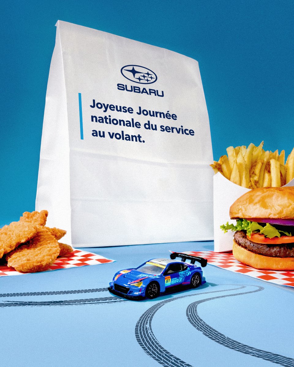 Subaru + Journée nationale du service au volant? Joli festin en vue.
