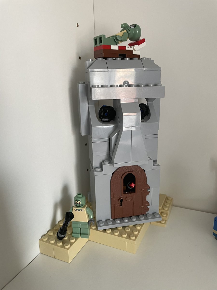spring_bo1's tweet image. Made a base for Squidwards house