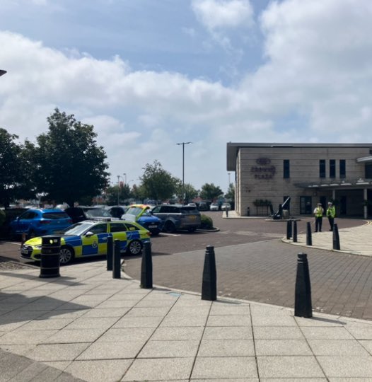 jamiemgreer's tweet image. A few minutes ago, officers could be seen using some sort of measuring tape in the car park