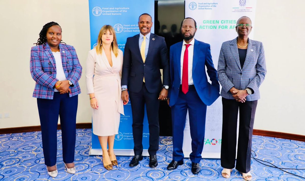 AnyangNyongo's tweet image. Kisumu City is set to benefit through policy guidance, in the development of a Green Cities in Action for Africa plan which is supported by Food and Agriculture Organization (@FAO) in collaboration with Italian Development Cooperation.
I had the pleasure of attending the launch…