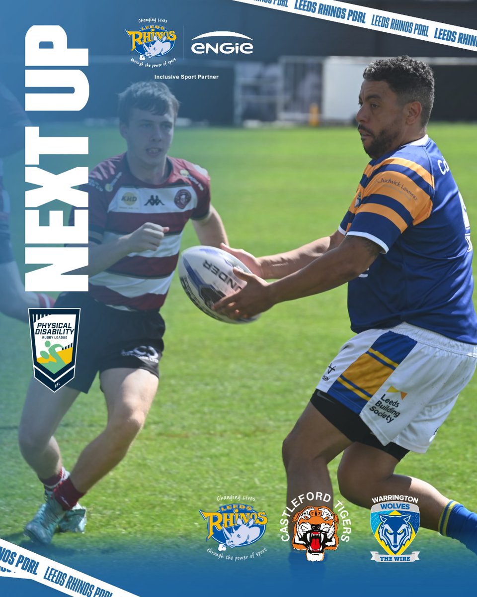 RugbyLeeds's tweet image. โ๐ผ๐๐ ๐โโฉ
Our PDRL side are back in action this weekend as they take on @CTRLFC and @WWRLFoundation in a double header in Castleford
๐Fryston Welfare Club, WF10 2NY
โฐVs Castleford Tigers 11:40am | vs Warrington Wolves 1:00pm
๐
Saturday 26th July