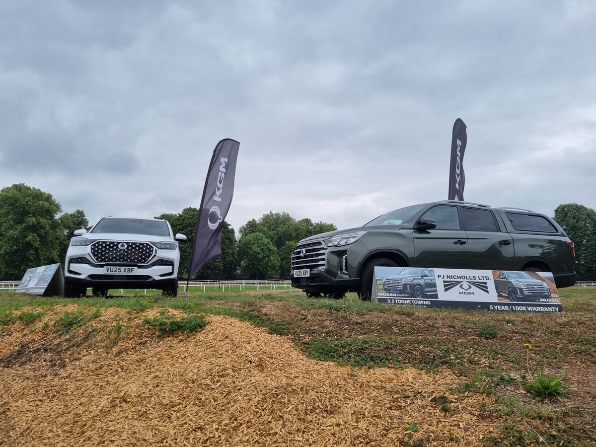 PJ Nicholls Ltd | Cars & Commercials (@pjnauto) on Twitter photo Our <a href="/KGM_UK/">KGM UK</a> vehicles are on display <a href="/WorcesterRaces/">Worcester Racecourse</a> this afternoon for the <a href="/PlumFestival/">Plum Festival</a> race day!
#Racing Our <a href="/KGM_UK/">KGM UK</a> vehicles are on display <a href="/WorcesterRaces/">Worcester Racecourse</a> this afternoon for the <a href="/PlumFestival/">Plum Festival</a> race day!
#Racing