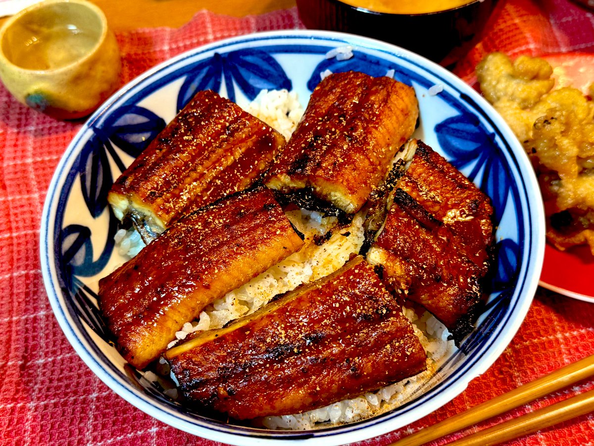 深夜じゃないよ、ウナぐ(￣▽￣)

#飯テロ