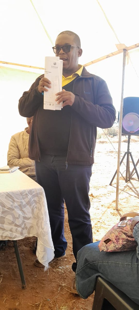 OfficialSASSA's tweet image. SASSA North West team brings services closer to the people
During the Integrated Community Registration Outreach Programme at Ext 4 Geluksoord in Christiana, SASSA provided essential services alongside various government departments and banks. Clients received on-the-spot…