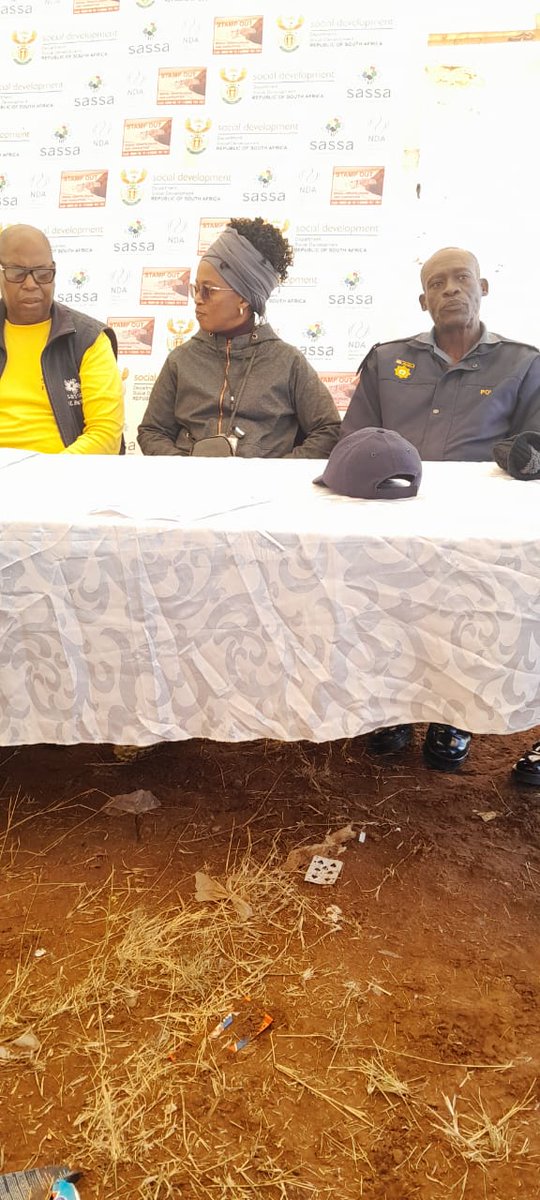 OfficialSASSA's tweet image. SASSA North West team brings services closer to the people
During the Integrated Community Registration Outreach Programme at Ext 4 Geluksoord in Christiana, SASSA provided essential services alongside various government departments and banks. Clients received on-the-spot…