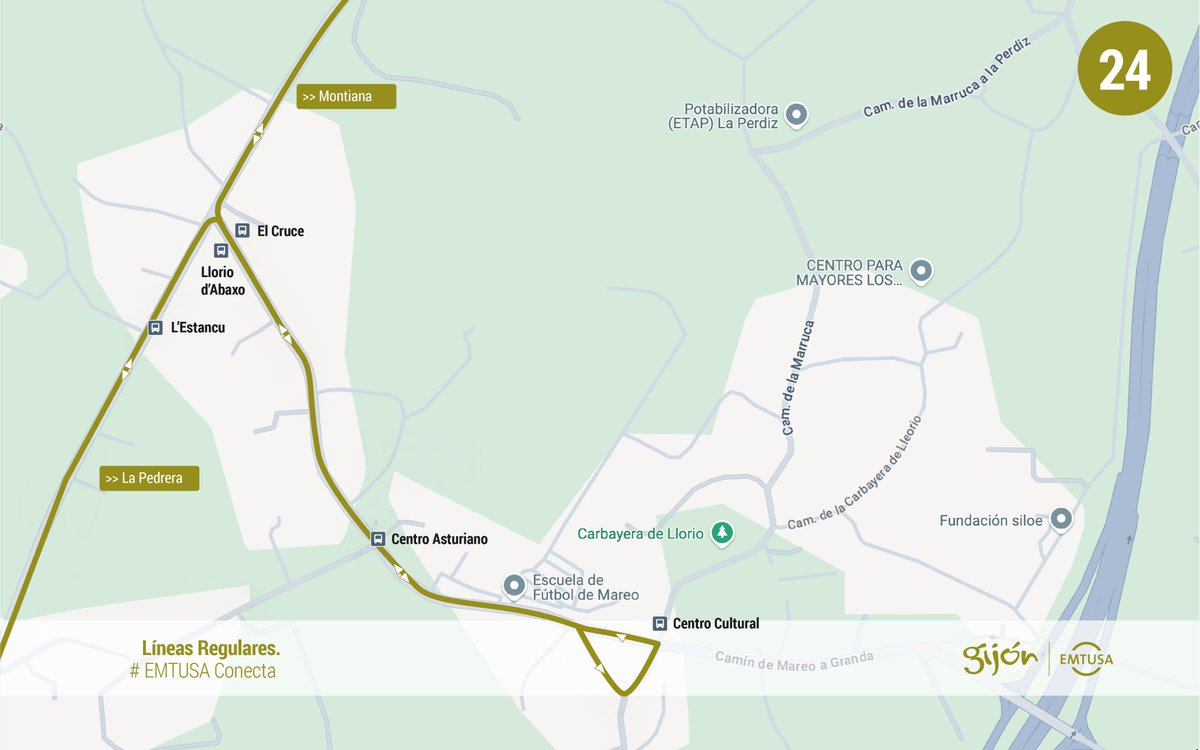 Gijón Emtusa ˢᵘ́ᵇᵉᵗᵉ ʸᵃ ᵛᵉʳᵃ́ˢ (@gijonbus) on Twitter photo #InfoEmtusa #L24
‼️A partir del domingo 27 de julio de 2025, la #Línea24 modificará sus trayectos en domingos y festivos, añadiendo un recorrido circular por Mareo.
TERMÓMETRO:
documentos.gijon.es/doc/LineasBus/…
#EMTUSAconecta #InfoEmtusa #L24
‼️A partir del domingo 27 de julio de 2025, la #Línea24 modificará sus trayectos en domingos y festivos, añadiendo un recorrido circular por Mareo.
TERMÓMETRO:
documentos.gijon.es/doc/LineasBus/…
#EMTUSAconecta