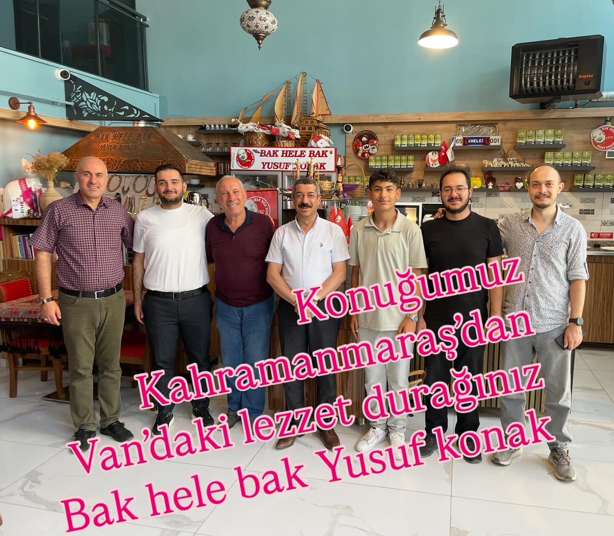 Yusuf KONAK (@yusufkonak65) on Twitter photo Bugün buradaydılar kıymetli misafirlerimiz marka tescilli coğrafi işaretli meşhur Van kahvaltısıyla birlikte ağırlandılar.
-1975/#denberi #ekmeğimizdeyiz
<a href="/sinan85779994/">SİNAN BAĞLI</a> <a href="/FarizGl/">Fariz Gül</a> <a href="/bakhelebak/">Bak Hele Bak Yusuf Konak Kahvaltı Sarayı</a> Bugün buradaydılar kıymetli misafirlerimiz marka tescilli coğrafi işaretli meşhur Van kahvaltısıyla birlikte ağırlandılar.
-1975/#denberi #ekmeğimizdeyiz
<a href="/sinan85779994/">SİNAN BAĞLI</a> <a href="/FarizGl/">Fariz Gül</a> <a href="/bakhelebak/">Bak Hele Bak Yusuf Konak Kahvaltı Sarayı</a>