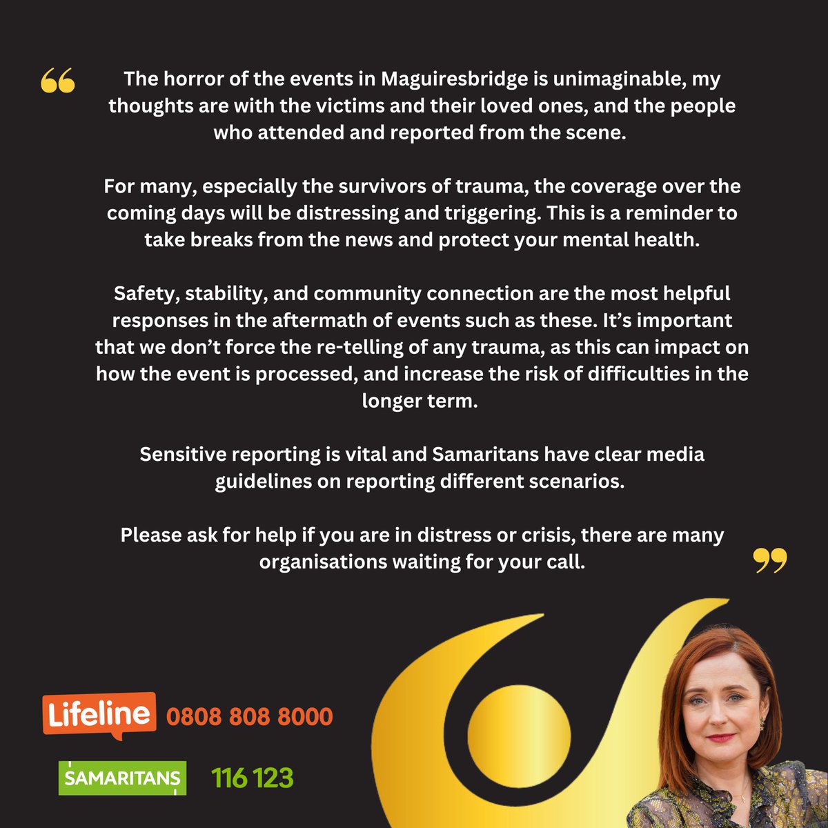 MHC_NI's tweet image. MHC @profsiobhanon statement regarding events in Maguiresbridge