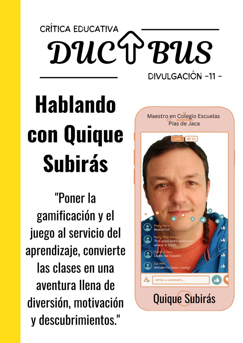 <a href="/revistaducibus/">Revista Ducibus</a> #ducibus11 
<a href="/quiquesubi/">Quique Subirás</a> en portada. Una entrevista que merece la pena ser leída. <a href="/imgende/">Ingrid Mosquera</a> <a href="/flipped_primary/">Flipped Primary APP</a> <a href="/juanroyoabenia/">Juan Royo Abenia Goyanes Tul</a> <a href="/marcelamomberg/">marcelamomberg</a> <a href="/profedeprimari/">Israel</a>  <a href="/MireiaPortero5/">Mireia Portero</a> <a href="/rakelsani/">Raquel Sánchez Nieto</a> <a href="/tonibernabeu123/">ANTONIO BERNABEU</a> <a href="/criscarretero1/">Cristina Carretero G. 🌐</a> <a href="/CotoYcm/">Yolanda Coto  M.</a> <a href="/PaulBoutroux/">Paul Boutroux</a> <a href="/mariasasot/">Maria Sasot</a> 👇👇